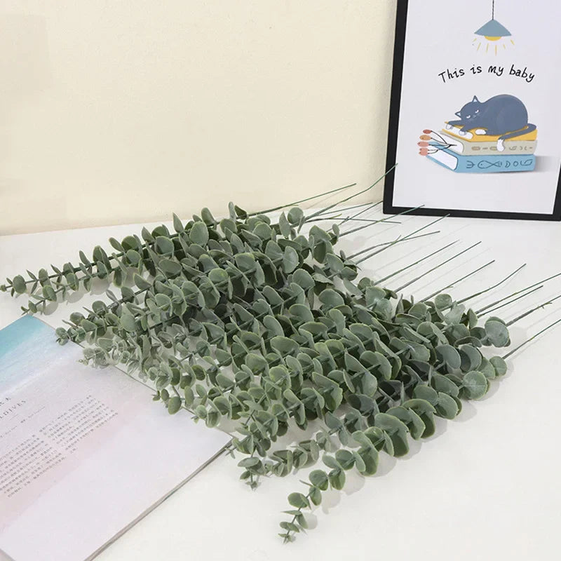 Dlight Decor 42cm Eucalyptus Branches with Money Leaves Set Dlight Decor