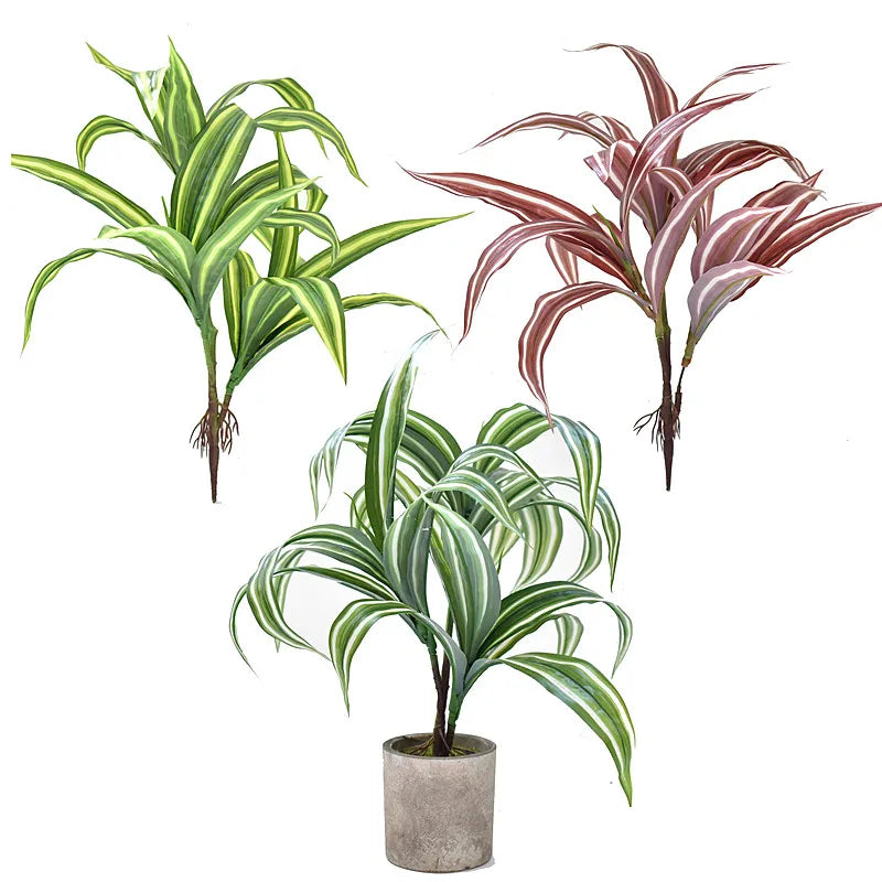 Dlight Decor 43cm Dracaena Air Grass Branch with Bamboo Leaves for Desktop Decor Dlight Decor
