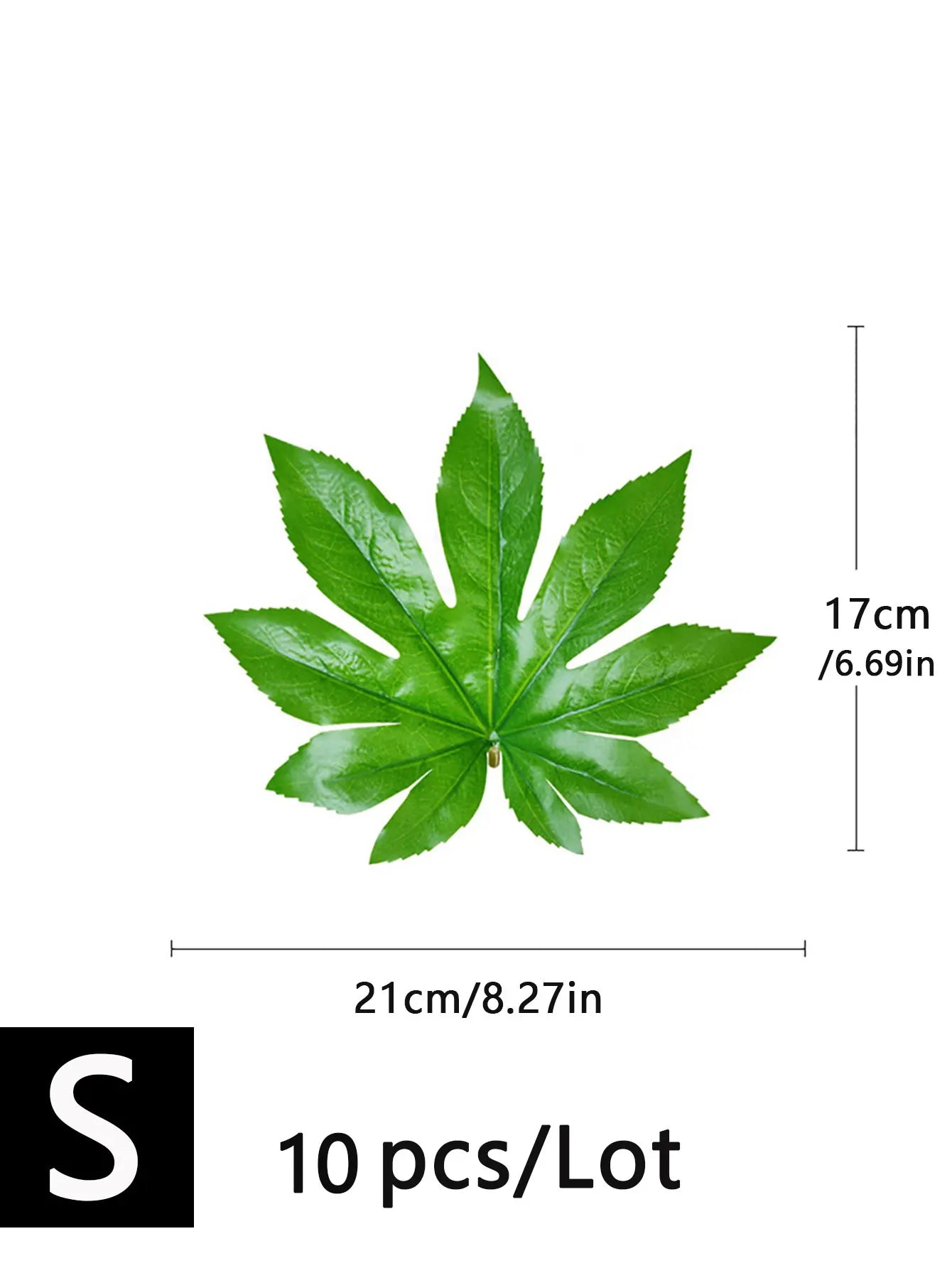 Dlight Decor 5 or 10pcs Tropical Fatsia Monstera Leaves for Table and Home Decor Dlight Decor