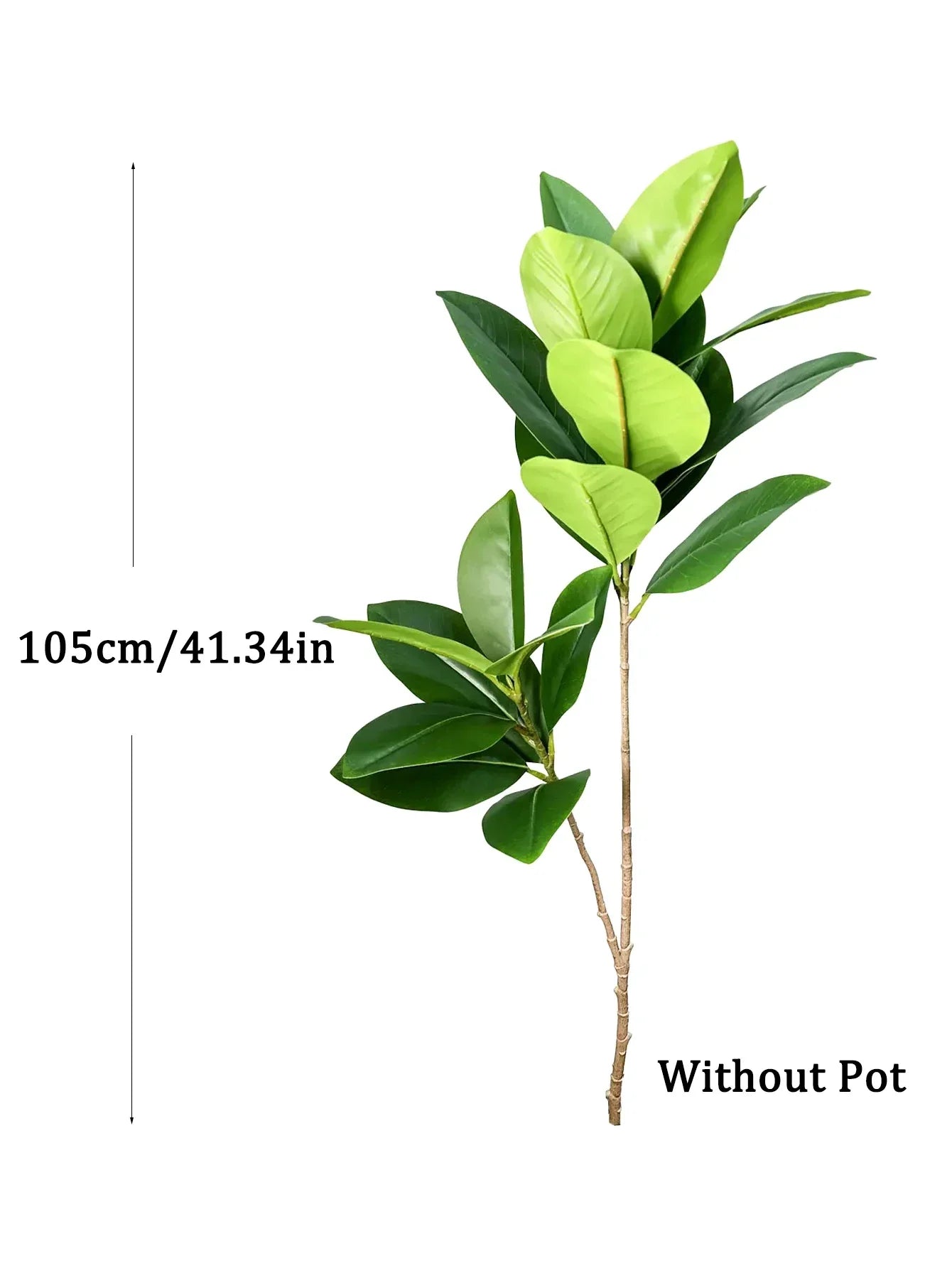 Dlight Decor 140cm Banyan Tree with Real Touch Fiddle Leaves for Home and Office Decor Dlight Decor