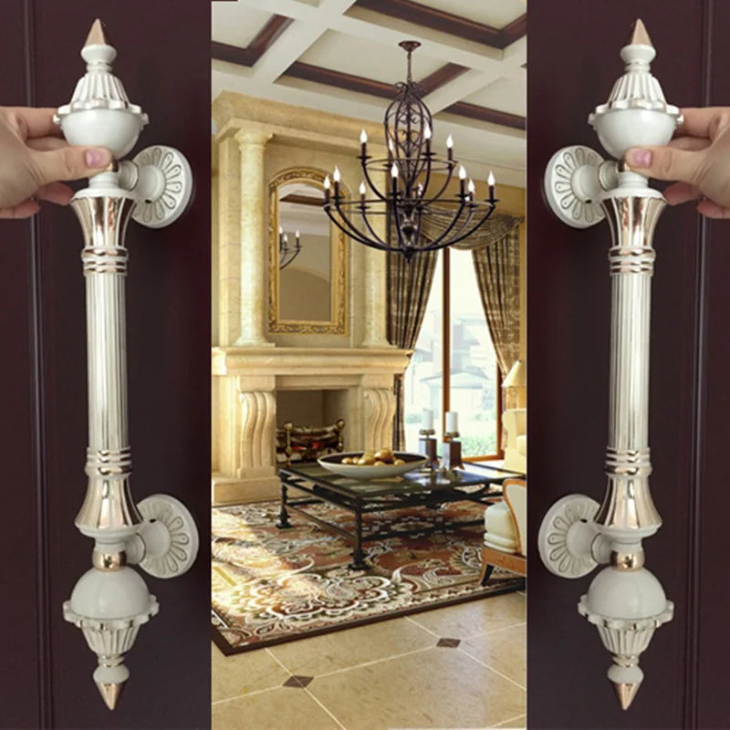 Antique Bronze Zinc Alloy Door Pull – Elegant Long Handle for Glass, Wooden, or Alloy Doors (280-550mm) Dlight Decor