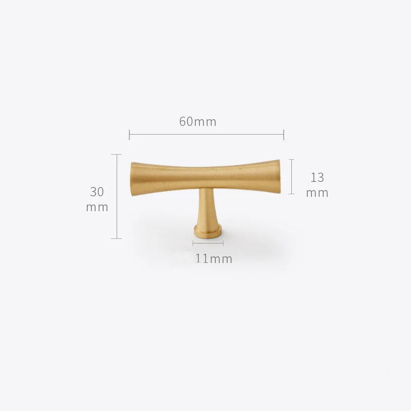 Gold Brass Dresser Handles – Modern Cabinet Pulls and Drawer Knobs for Kitchen and Furniture Dlight Decor