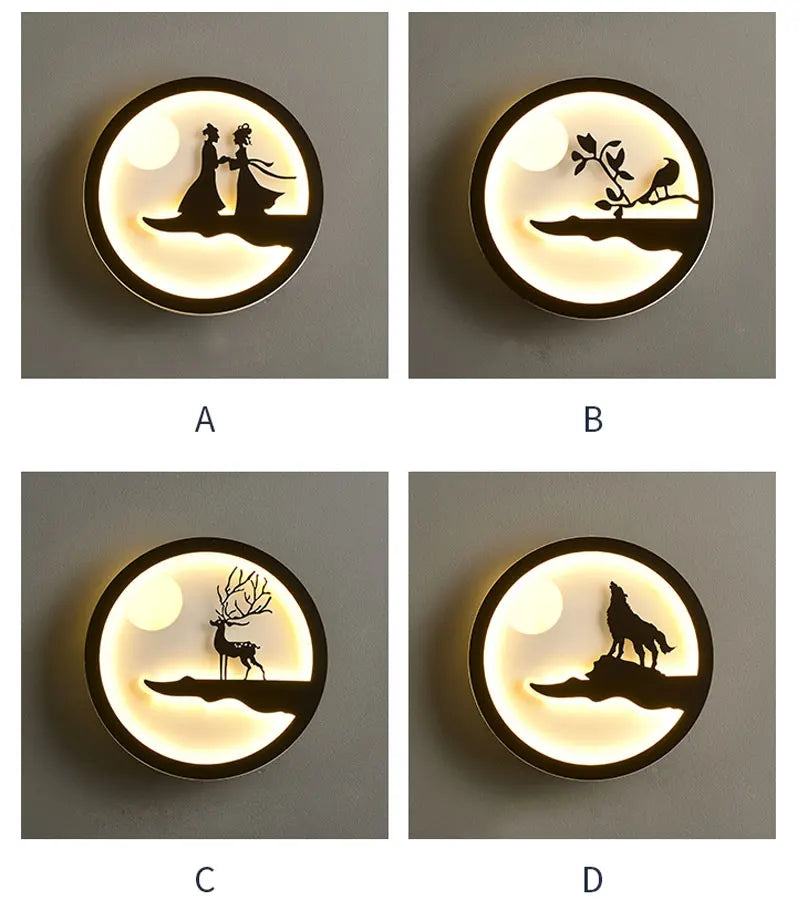 Dlight Decor Nordic Character Glow Wall Lamp Dlight Decor