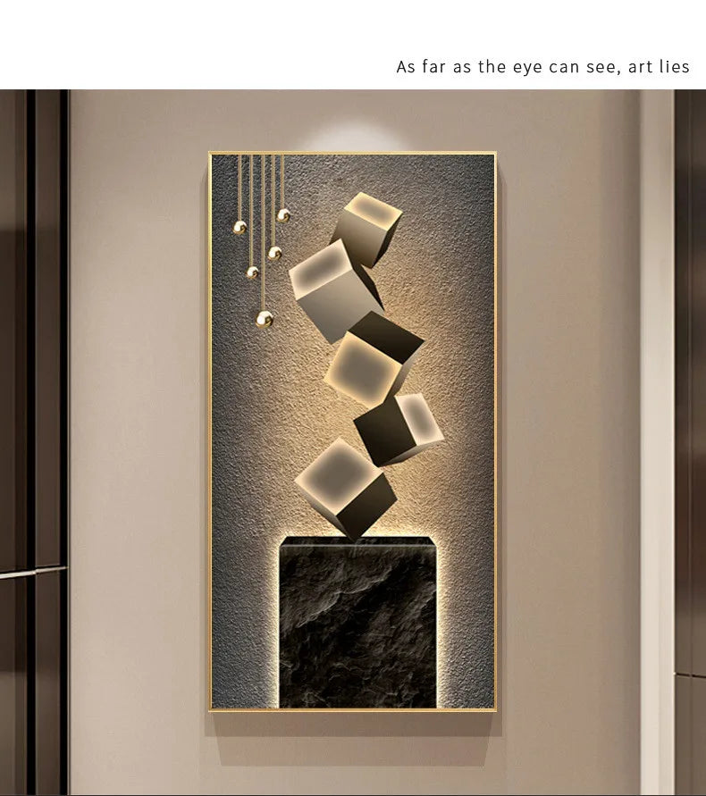 Dlight Decor Crystal Wall Art Glow Lamp for Interiors Dlight Decor
