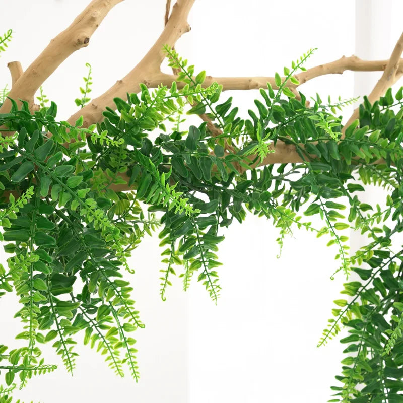 Dlight Decor 175cm Tropical Fern Vine Hanging Plant for Home and Garden Wall Decor Dlight Decor
