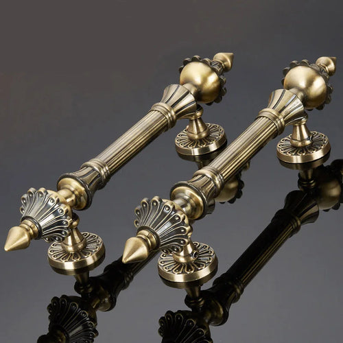 Antique Bronze Zinc Alloy Door Pull – Elegant Long Handle for Glass, Wooden, or Alloy Doors (280-550mm) Dlight Decor