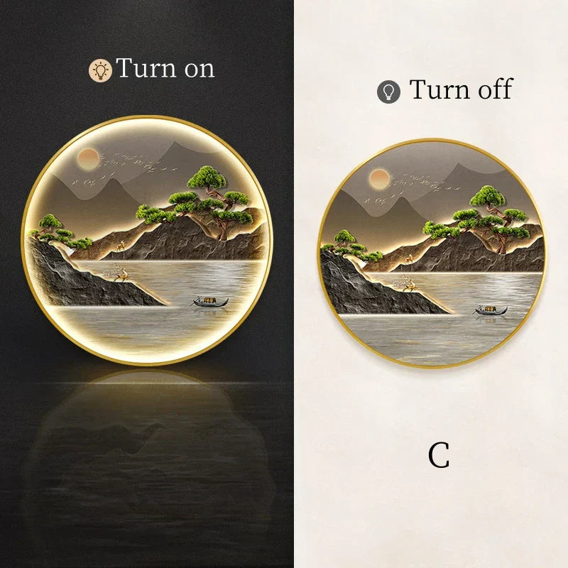 Dlight Decor Luxury Glow Round Wall Light for Interiors Dlight Decor