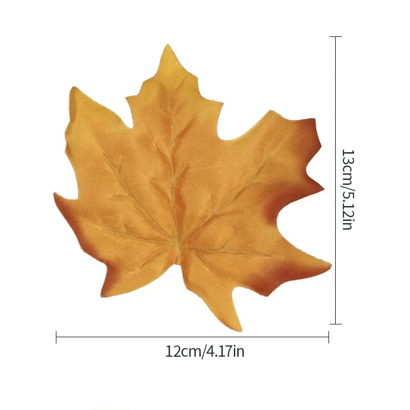 Dlight Decor 12pcs Autumn Maple Leaves for Christmas and Seasonal Decor Dlight Decor