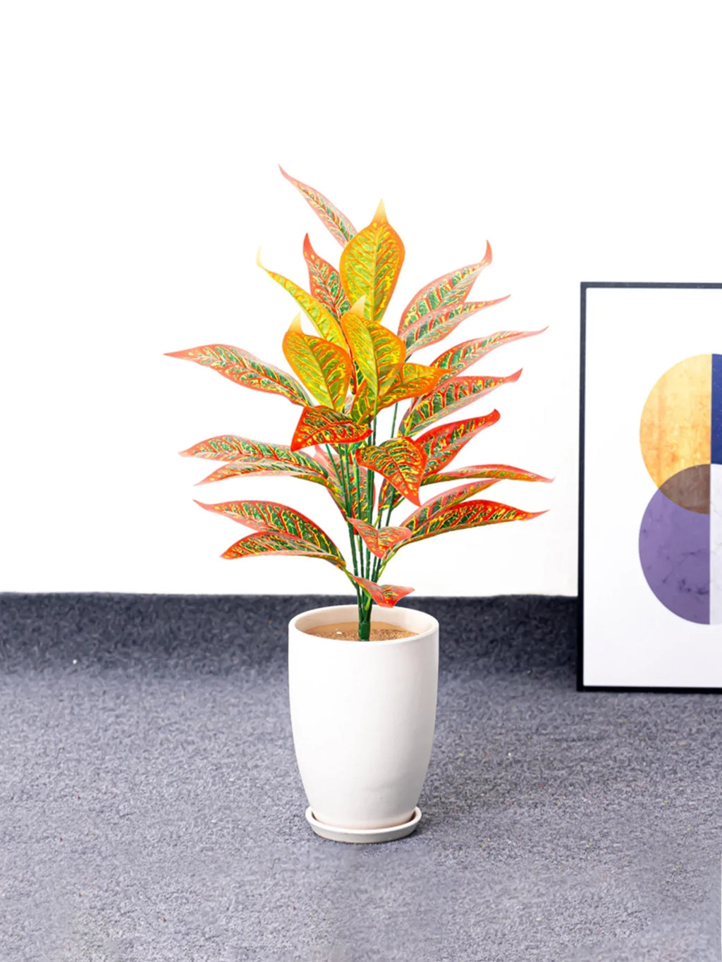 Dlight Decor 76cm Tropical Magnolia Palm Branch with 26 Leaves Dlight Decor