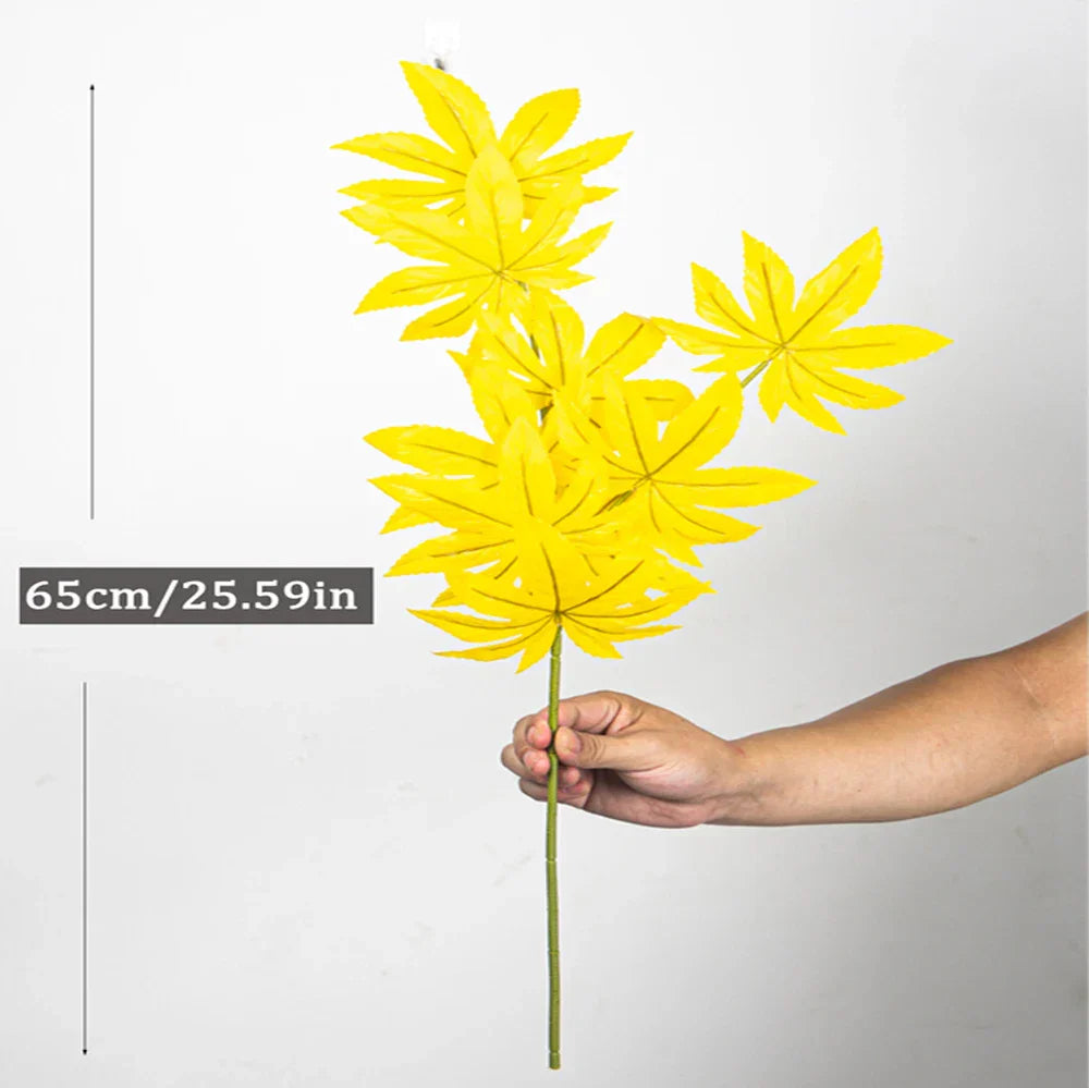 Dlight Decor 77cm Autumn Maple Leaf Branch for Fall Display Dlight Decor