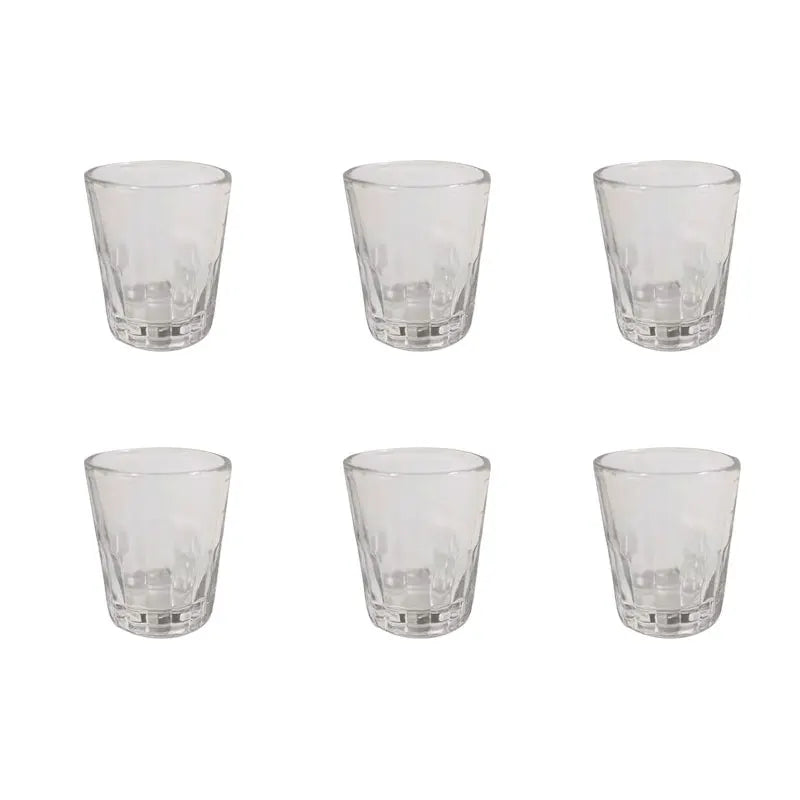 Dlight Decor 6pc Mini One-Sip Glass Set for Tea & Wine Dlight Decor