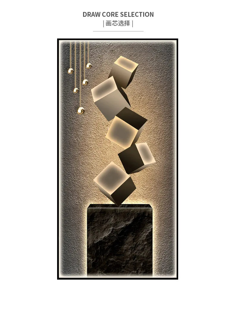 Dlight Decor Crystal Wall Art Glow Lamp for Interiors Dlight Decor