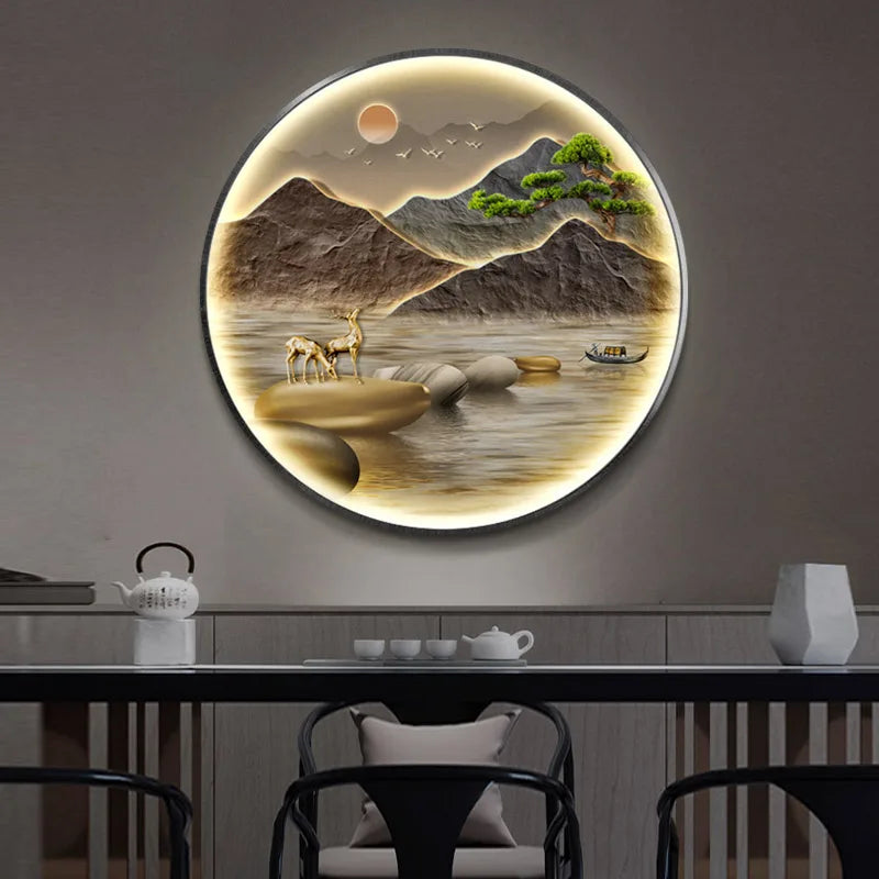 Dlight Decor Luxury Glow Round Wall Light for Interiors Dlight Decor