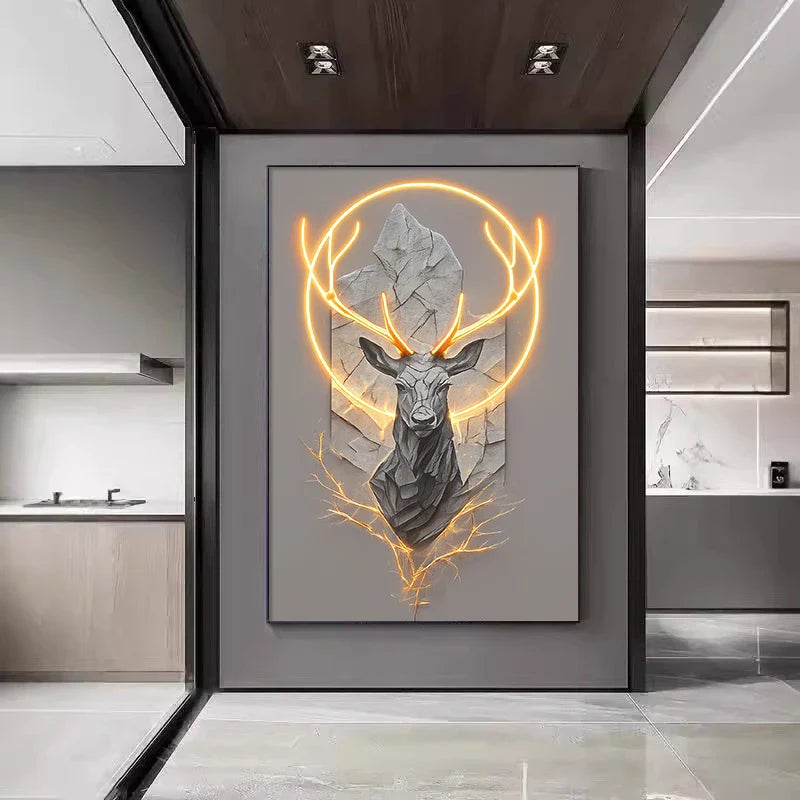 Dlight Decor Reindeer Wall Glow for Luxe Entry Spaces Dlight Decor