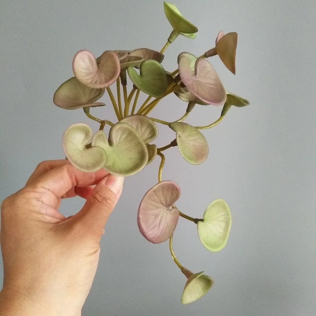Dlight Decor 15cm Lucky Grass Foliage Bouquet for Home and Bonsai Decor Dlight Decor