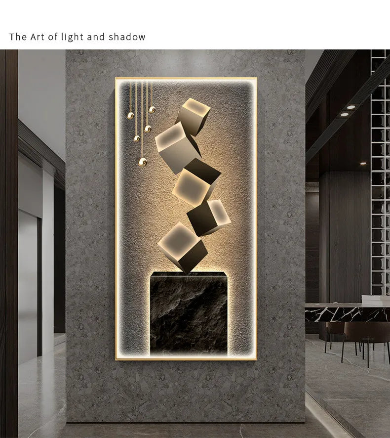 Dlight Decor Crystal Wall Art Glow Lamp for Interiors Dlight Decor