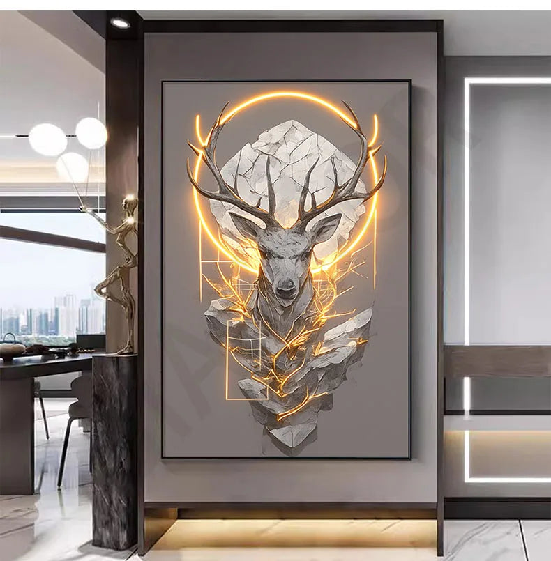 Dlight Decor Reindeer Wall Glow for Luxe Entry Spaces Dlight Decor