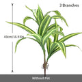 Dlight Decor 43cm Dracaena Air Grass Branch with Bamboo Leaves for Desktop Decor Dlight Decor