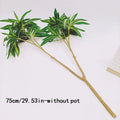 Dlight Decor 75cm Palm Tree with Real Touch Leaves Dlight Decor