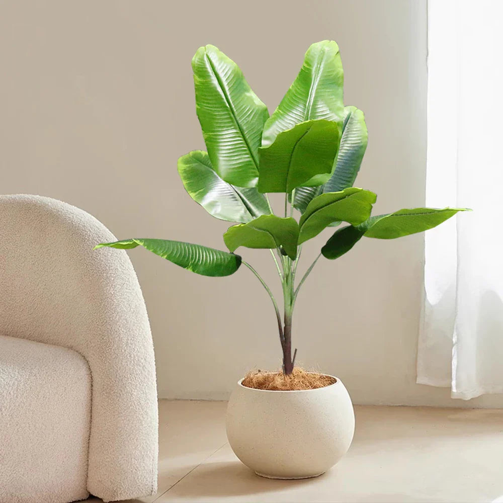 Dlight Decor 78cm Tall Tropical Monstera Plant with Banana Leaves Dlight Decor