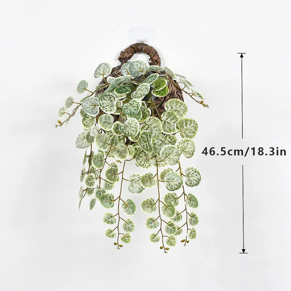 Dlight Decor 64cm Hanging Eucalyptus Vine with Apple Leaves Dlight Decor