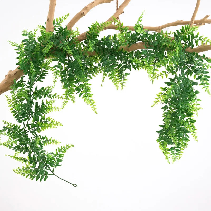 Dlight Decor 175cm Tropical Fern Vine Hanging Plant for Home and Garden Wall Decor Dlight Decor