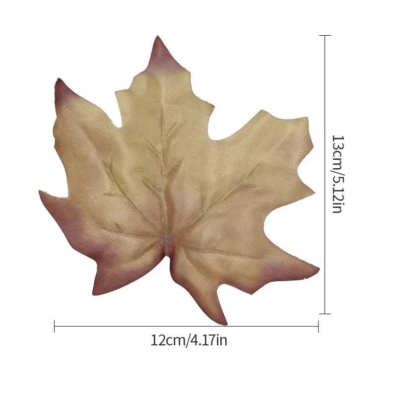 Dlight Decor 12pcs Autumn Maple Leaves for Christmas and Seasonal Decor Dlight Decor