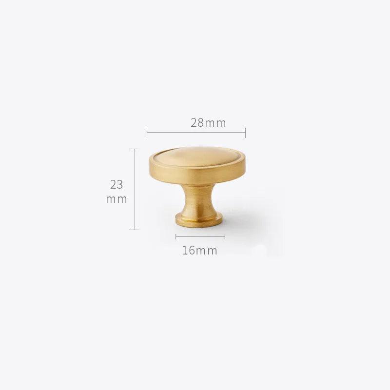 Gold Brass Dresser Handles – Modern Cabinet Pulls and Drawer Knobs for Kitchen and Furniture Dlight Decor