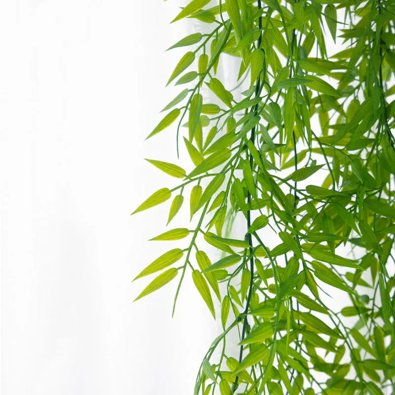 Dlight Decor 105cm Hanging Bamboo Leaf Vine for Garden and Home Wall Decor Dlight Decor