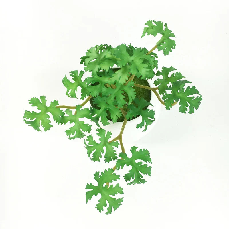 Dlight Decor 15cm Lucky Grass Foliage Bouquet for Home and Bonsai Decor Dlight Decor