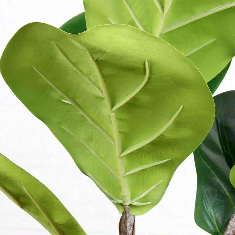 Dlight Decor 113cm Tropical Ficus Tree with Rubber Style Leaves Dlight Decor