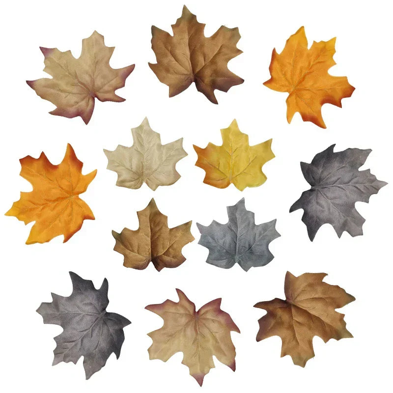 Dlight Decor 12pcs Autumn Maple Leaves for Christmas and Seasonal Decor Dlight Decor
