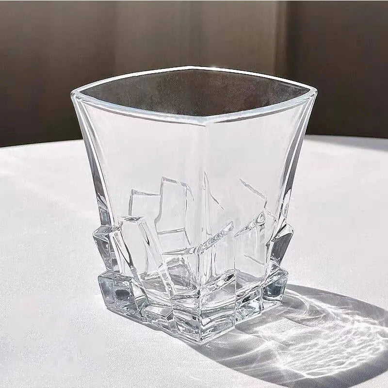 Dlight Decor 310ml Square Glass with Ice Cube Base Dlight Decor