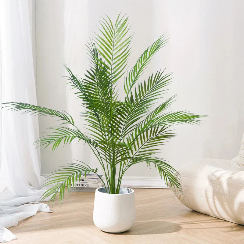 Dlight Decor 88cm Tropical Palm Fern Branch with Real Touch Leaves Dlight Decor