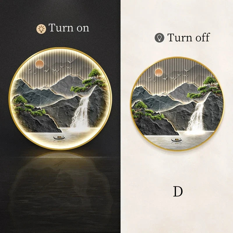 Dlight Decor Luxury Glow Round Wall Light for Interiors Dlight Decor