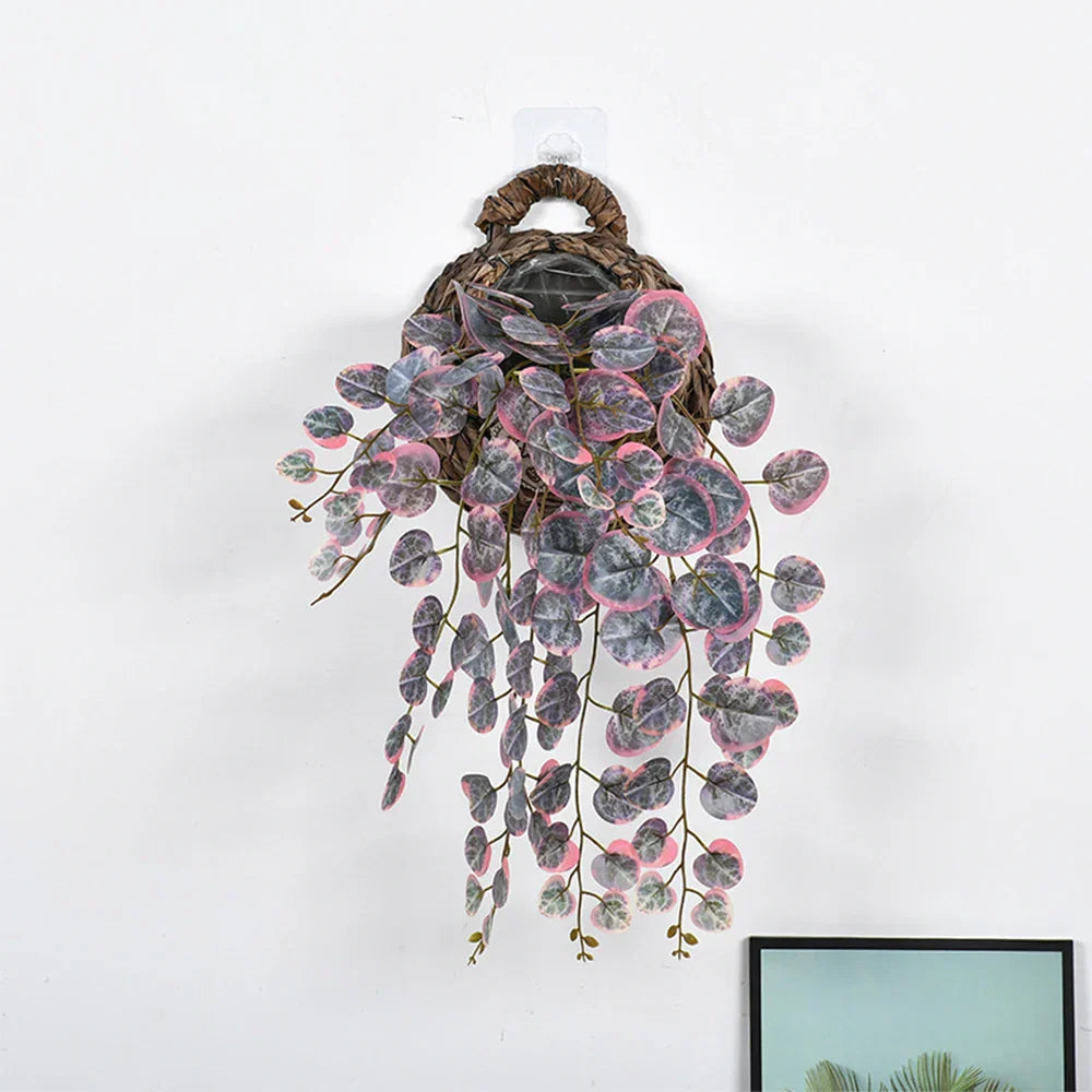 Dlight Decor 64cm Hanging Eucalyptus Vine with Apple Leaves Dlight Decor