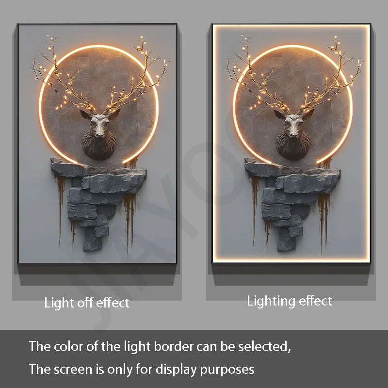 Dlight Decor Reindeer Wall Glow for Luxe Entry Spaces Dlight Decor