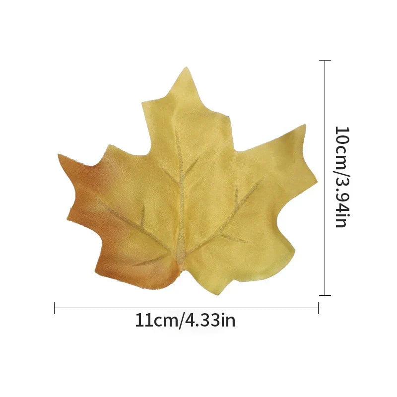 Dlight Decor 12pcs Autumn Maple Leaves for Christmas and Seasonal Decor Dlight Decor