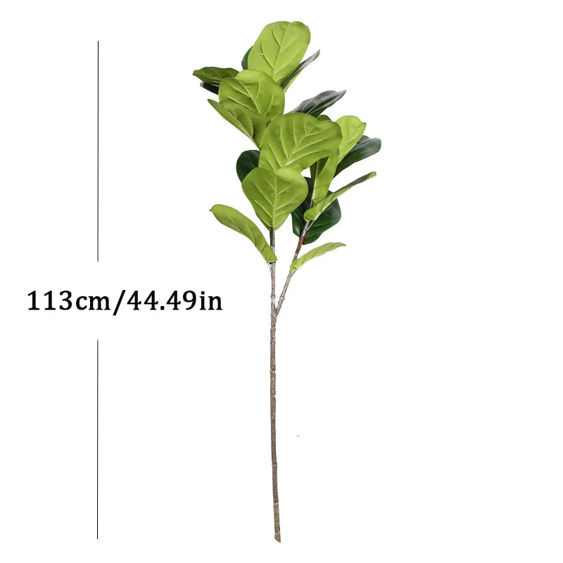 Dlight Decor 113cm Tropical Ficus Tree with Rubber Style Leaves Dlight Decor