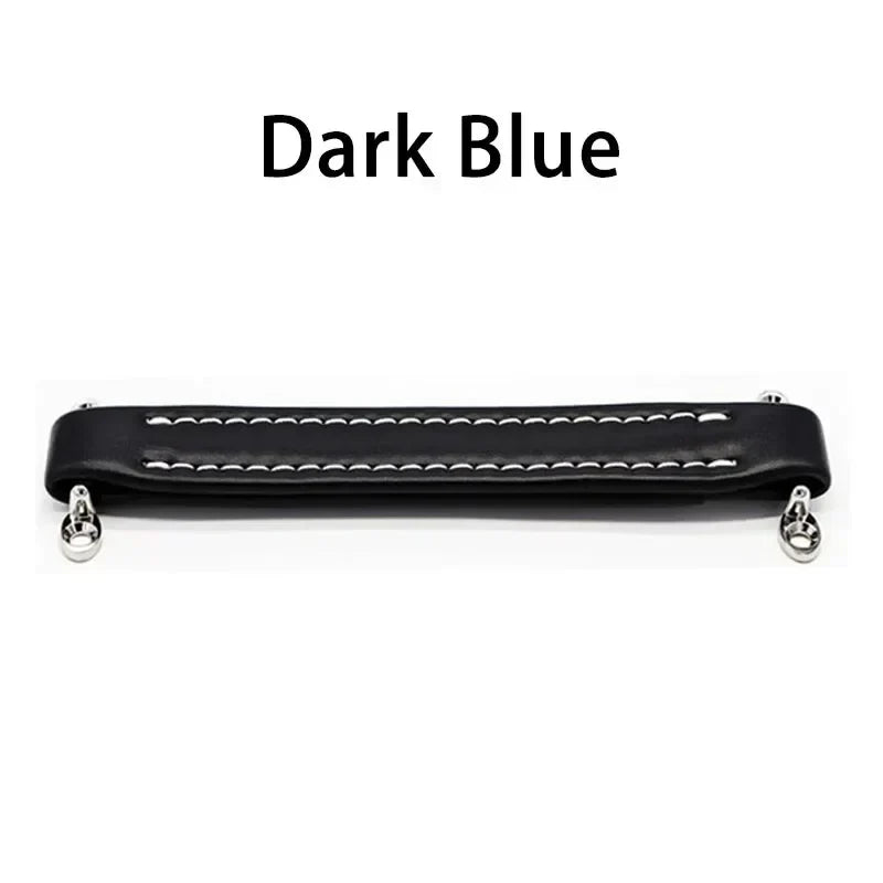 Vintage Leather Furniture Handle – Soft Suitcase-Style Drawer Pulls for Cabinets and Chests Dlight Decor