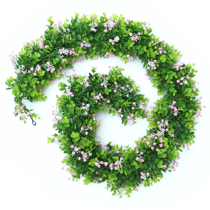 Dlight Decor Eucalyptus Vines with Babysbreath for Wall and Event Decor Dlight Decor