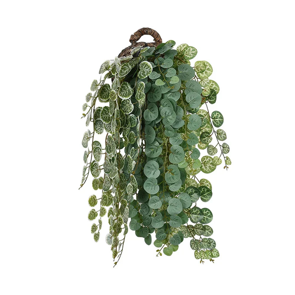 Dlight Decor 64cm Hanging Eucalyptus Vine with Apple Leaves Dlight Decor