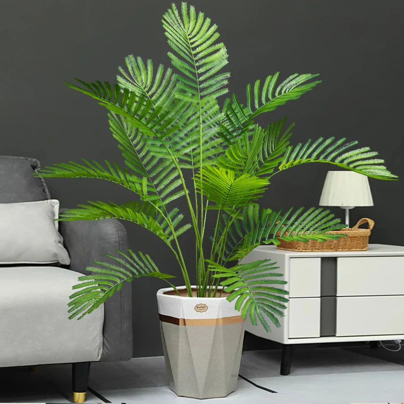 Dlight Decor 88cm Tropical Palm Fern Branch with Real Touch Leaves Dlight Decor