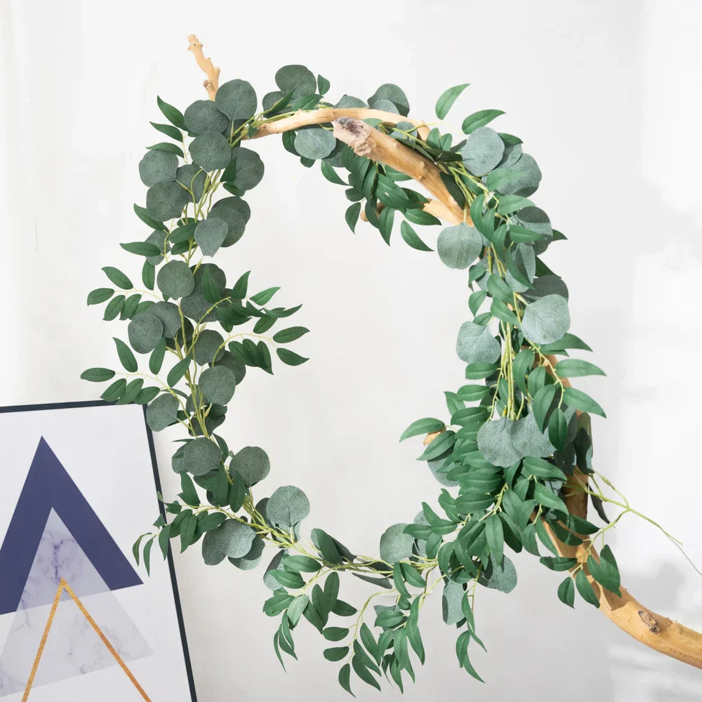 Dlight Decor 200cm Eucalyptus Vine with Willow Leaves for Hanging Decor Dlight Decor