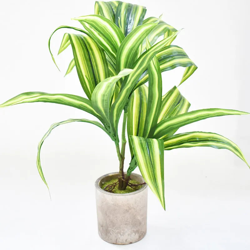Dlight Decor 43cm Dracaena Air Grass Branch with Bamboo Leaves for Desktop Decor Dlight Decor