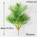 Dlight Decor 44cm Palm Plant Branch with Real Touch Monstera Leaves Dlight Decor