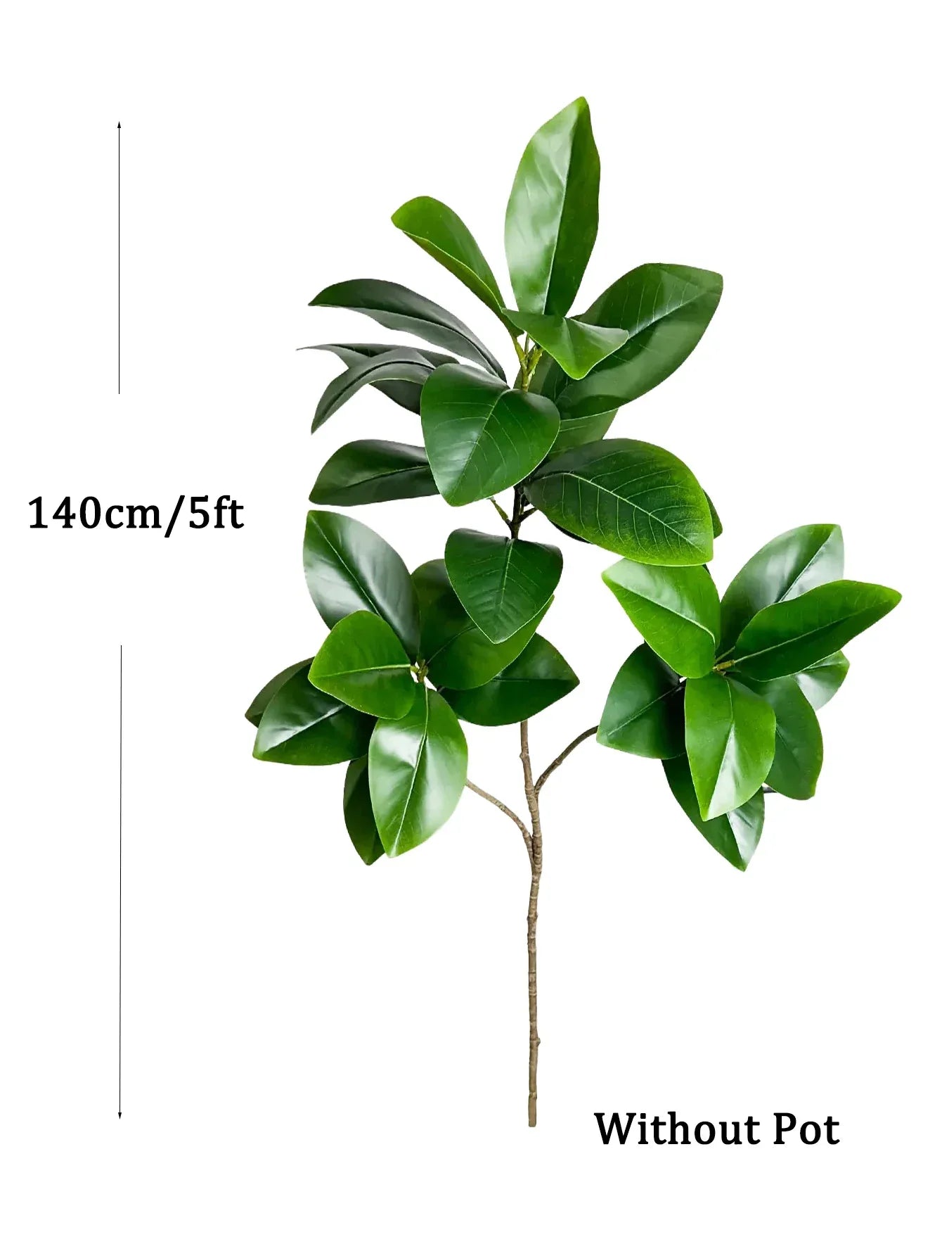 Dlight Decor 140cm Banyan Tree with Real Touch Fiddle Leaves for Home and Office Decor Dlight Decor