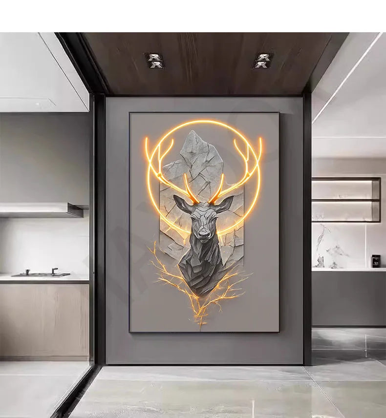 Dlight Decor Reindeer Wall Glow for Luxe Entry Spaces Dlight Decor