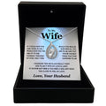 TRYNDI™ To My Wife Birdcage Necklace With Authentic Swarovski Crystals