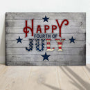 Happy Fourth Of July Sign Tailored Canvases
